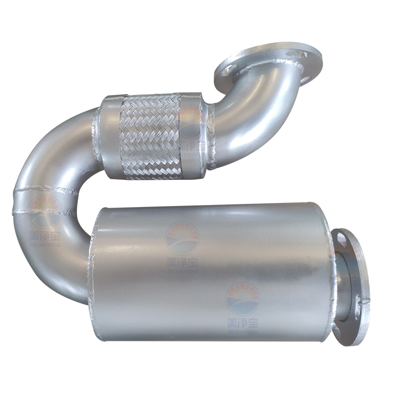 履带平板运输车尾气净化器